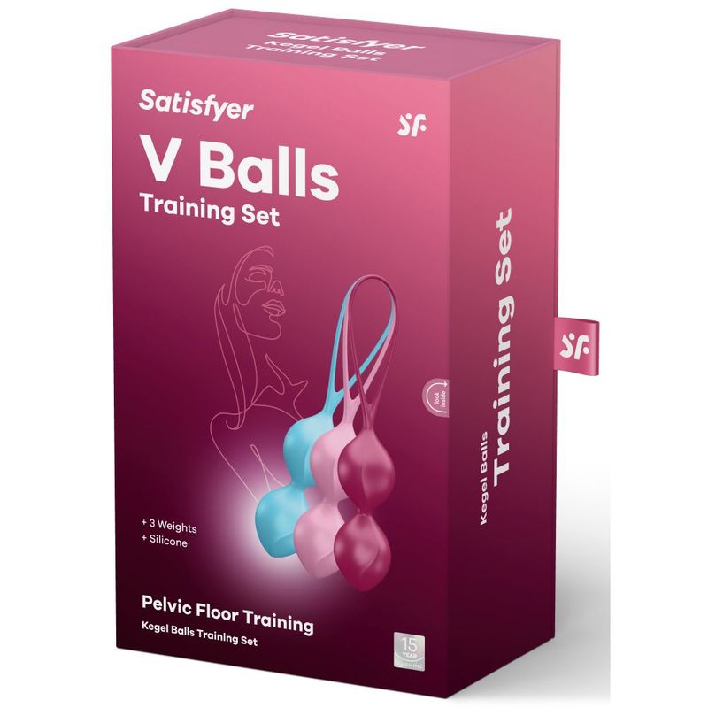 Satisfyer V Balls 3 Pc Regular Skilled Advanced