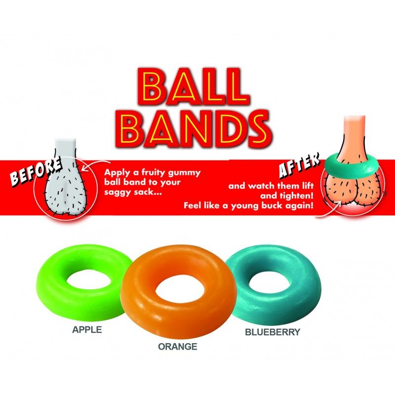Hott Products Ball Bands Gummy Cock Ring