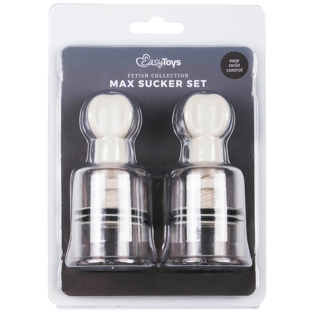 Fetish Collection Nipple And Clit Suckers Large 2 Pc