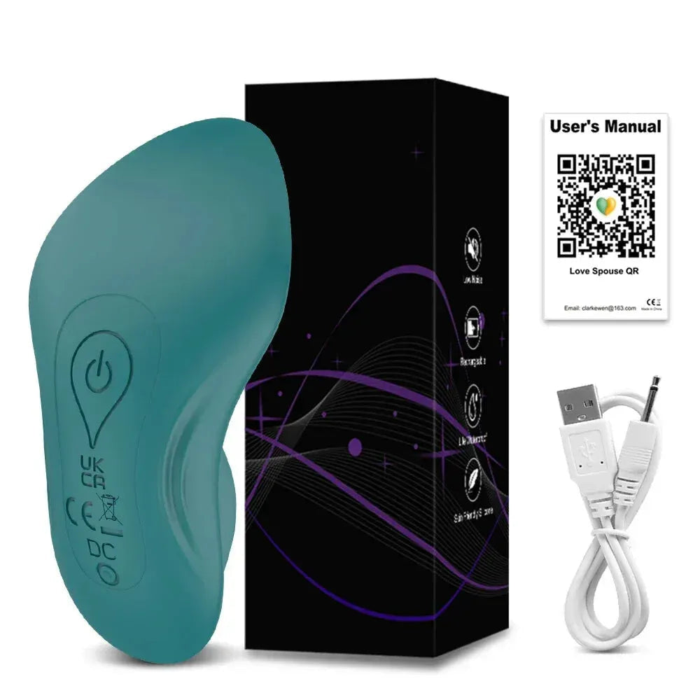 Mini Clit Vibrator for Women Wearable Panties Stimulator App Control for Couples Female Masturbator - Red