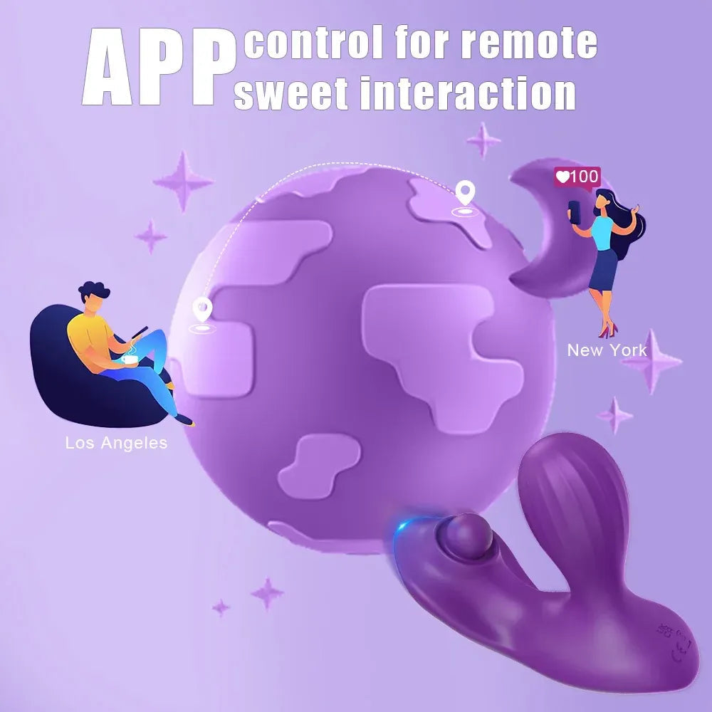 Vibrating Panties for Women G Spot Stimulation Masturbation Toy for Couples - Pink