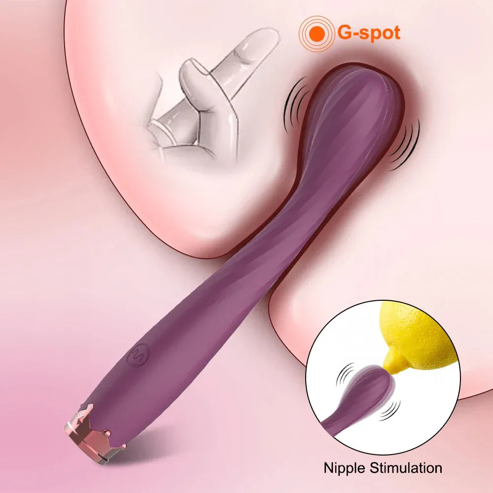 Vagina Vibrator for Women Clit Nipple Stimulator G Spot Pleasure Female Masturbator - Zd060 Pink